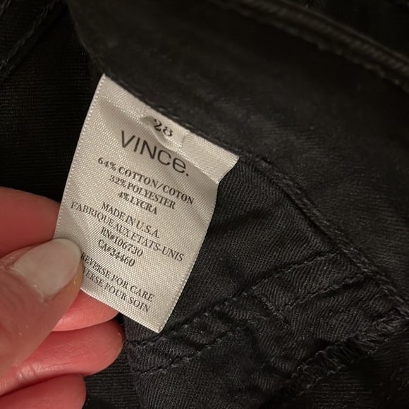 Vince size 28 low rise skinny jeans. - Picture 2 of 5